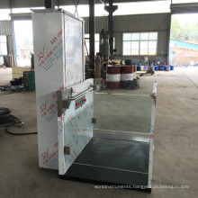 CE ISO BV Approved wheelchair hydraulic vertical platform lift for handicapped